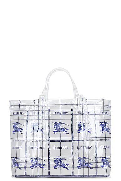 Burberry Tote Bag in White Cover