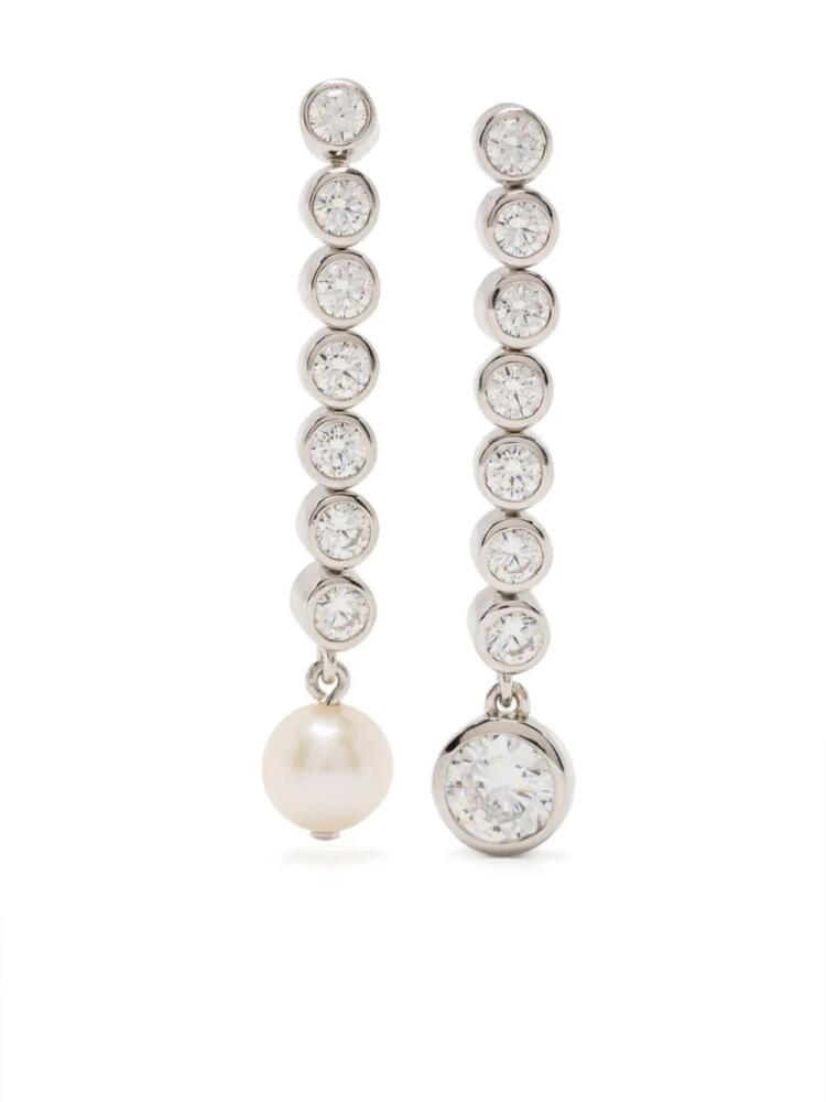 Completedworks CZ pearl earrings - Silver Cover