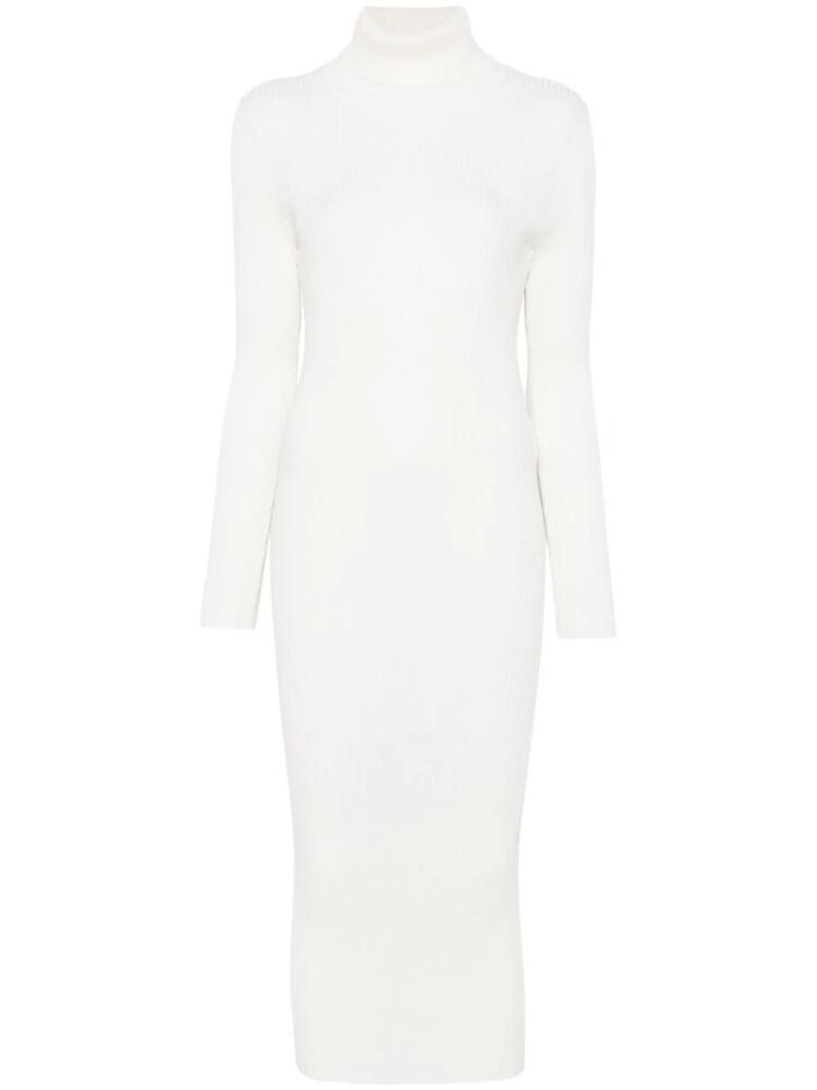 P.A.R.O.S.H. ribbed maxi dress - White Cover