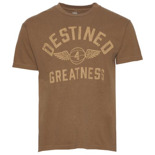 LCKR Destined 4 Greatness Graphic T-Shirt - Mens Brown/Brown Cover