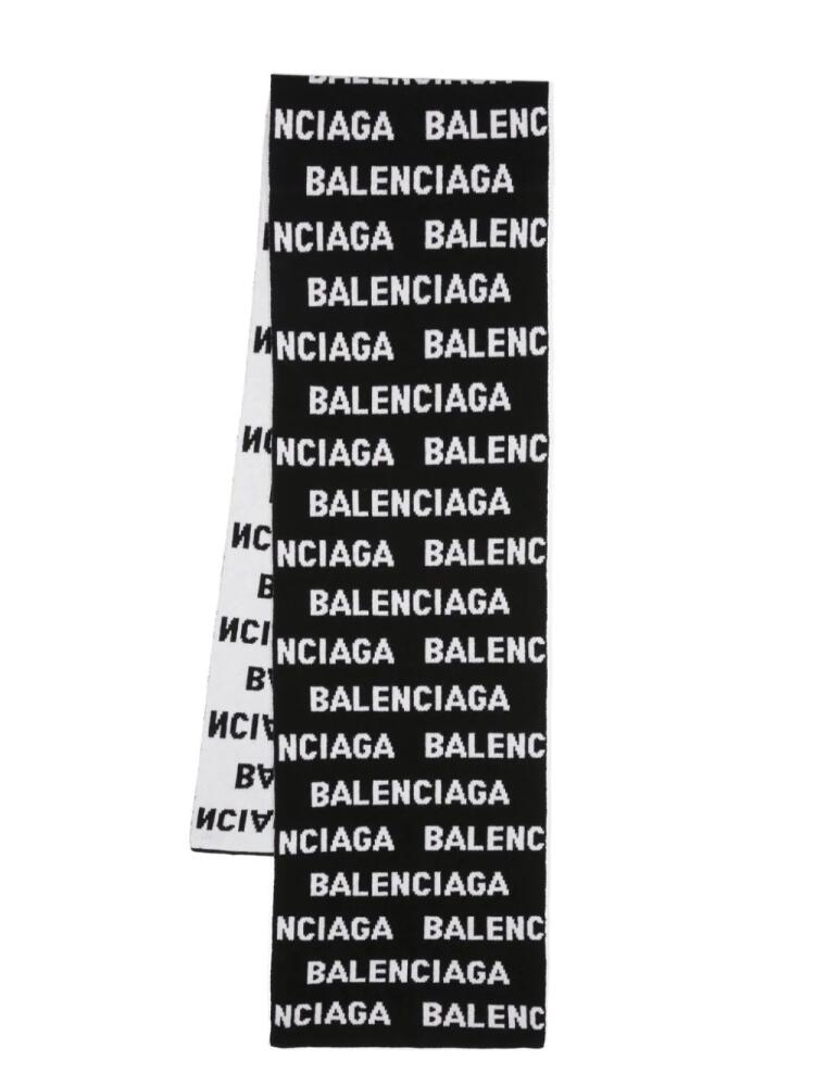 Balenciaga Bal Horizontal scarf - Black Cover