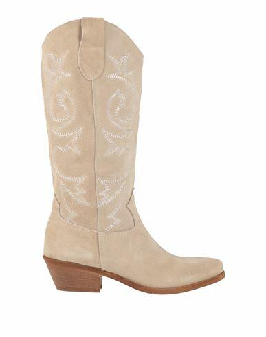 Geneve Woman Boot Beige Leather Cover