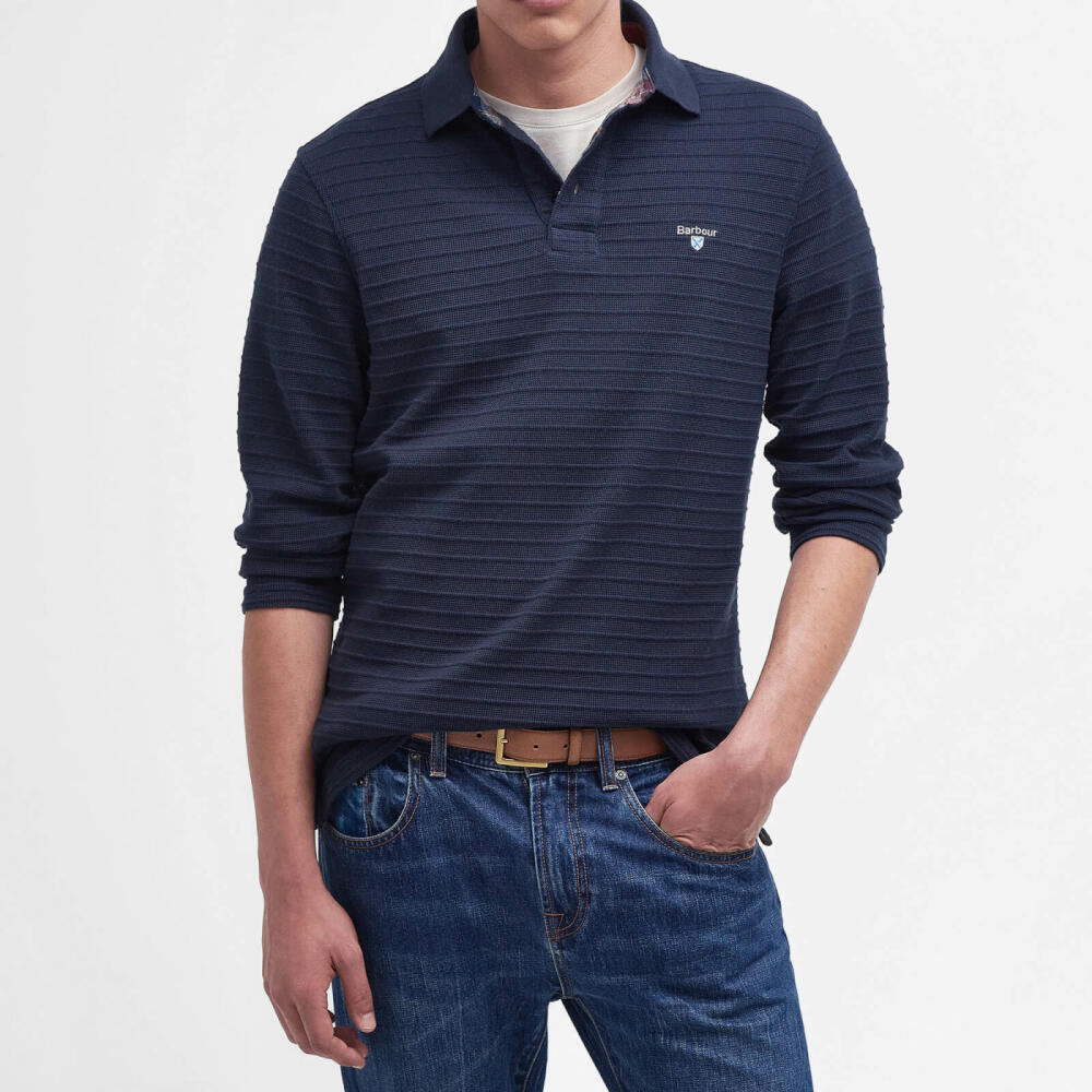 Barbour Heritage Cramlington Cotton-Blend Knit Polo Shirt Cover