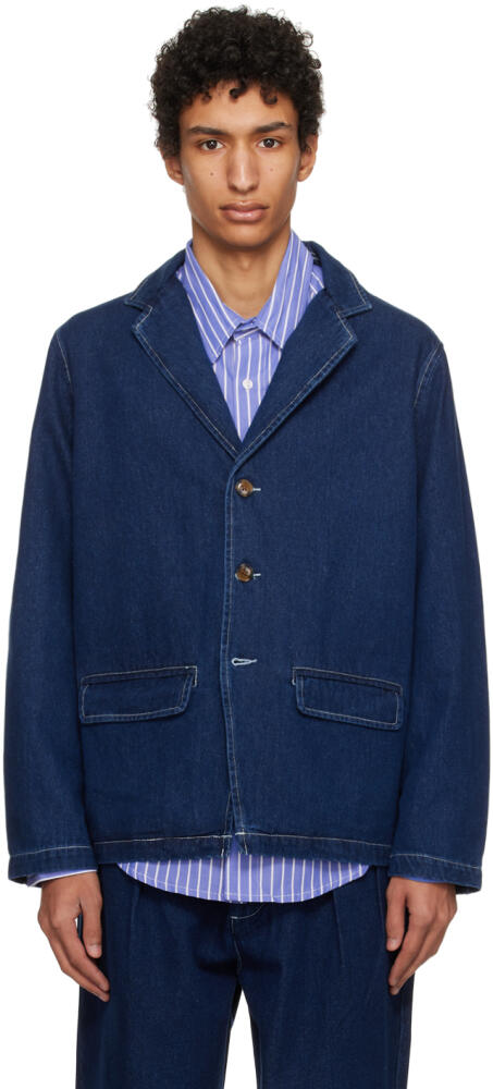 Pop Trading Company Indigo 'Pop' Hewitt Denim Jacket Cover