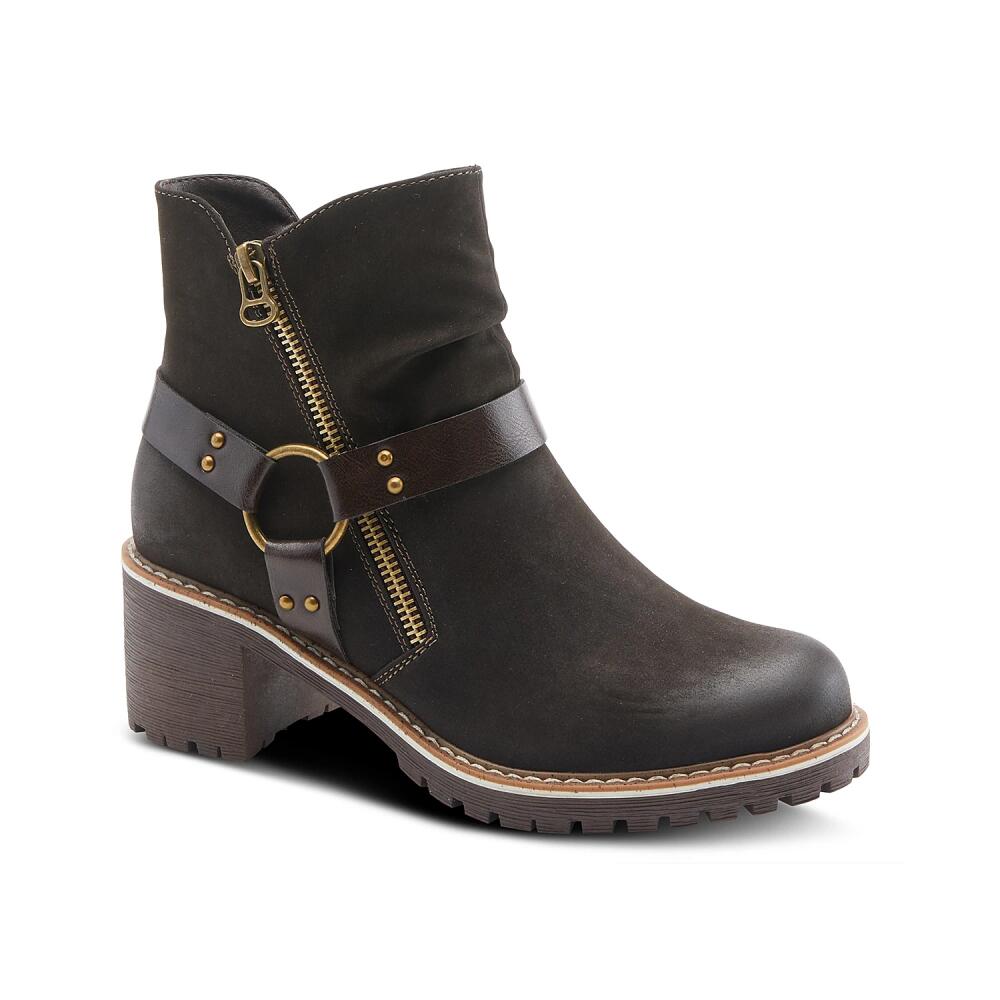 Patrizia by Spring Step Firewood Bootie | Women's | Chocolate Cover