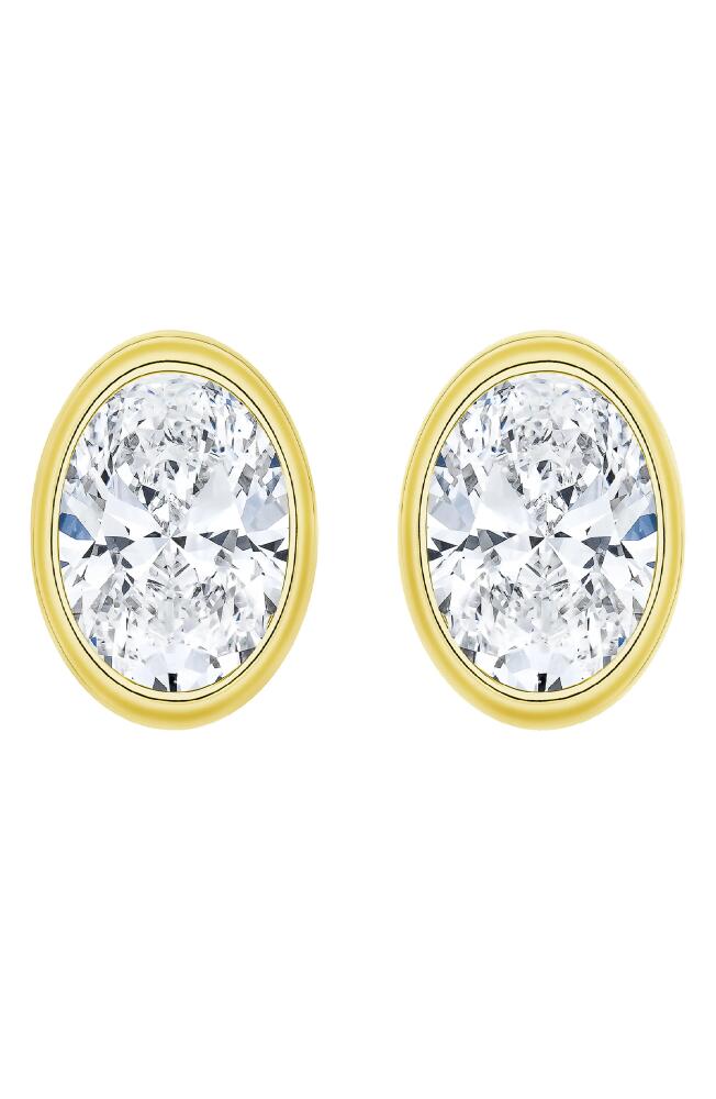 Mindi Mond Icon Diamond Stud Earrings in Yellow Gold/Diamond Cover