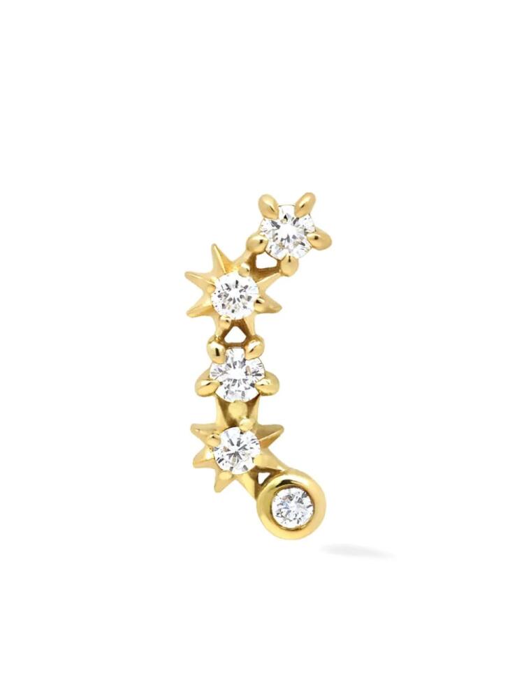 Lark & Berry 14kt yellow gold Star Cluster diamond stud earring Cover