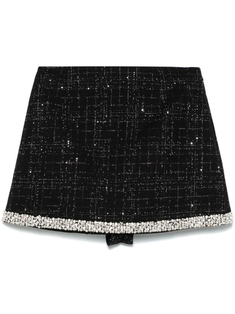 Maje crystal-embellished skort - Black Cover