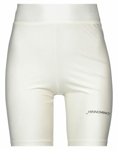 Hinnominate Woman Shorts & Bermuda Shorts Ivory Polyamide, Elastane Cover