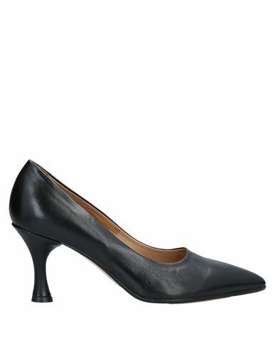 Pomme D'or Woman Pumps Black Soft Leather Cover