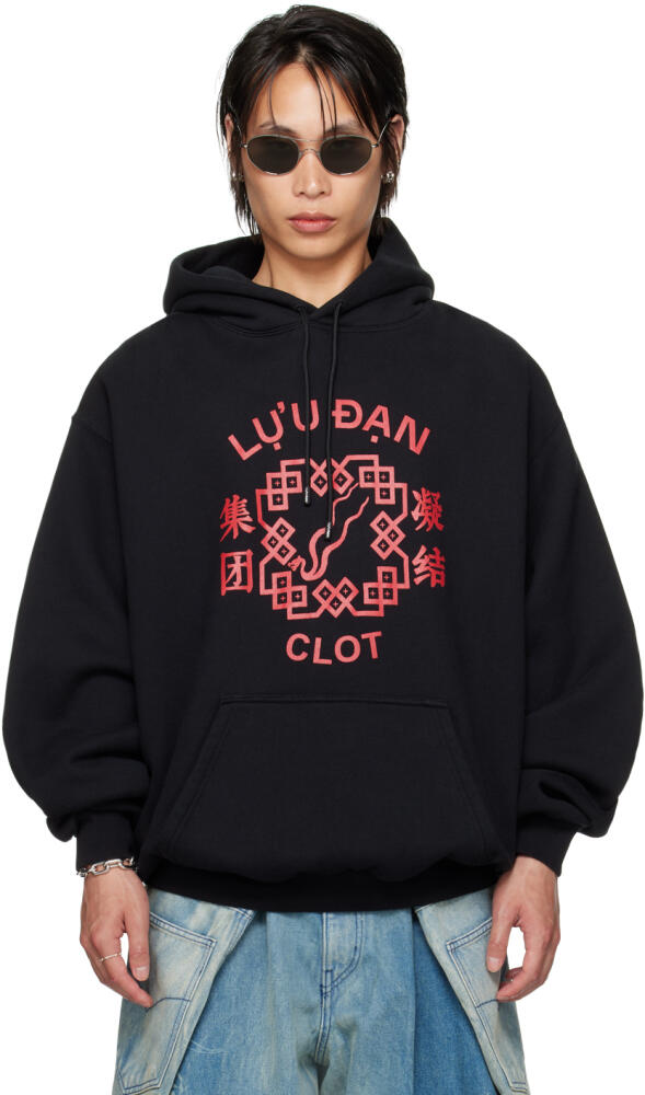 LU'U DAN Black CLOT Edition Oversized Hoodie Cover