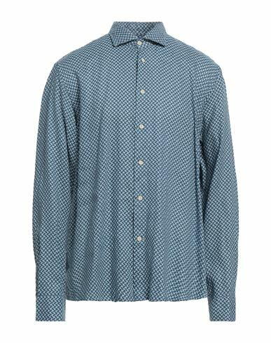 Drumohr Man Shirt Deep jade Linen Cover