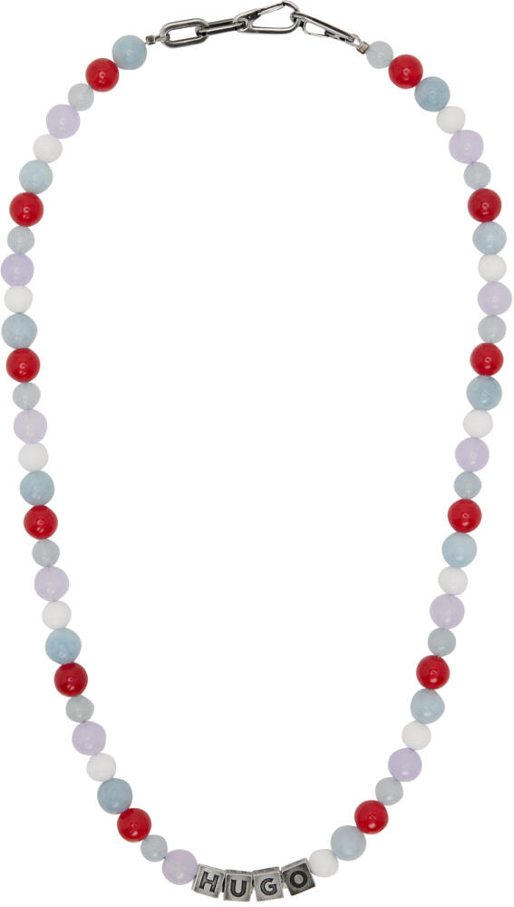 Hugo Multicolor Beaded Stone Necklace Cover