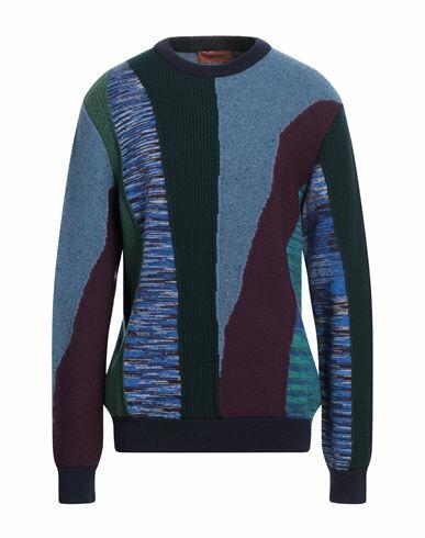 Missoni Man Sweater Midnight blue Wool, Cashmere, Silk, Polyamide, Viscose Cover