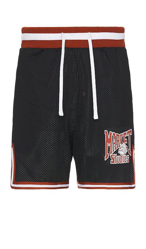 Market Bulldogs Mesh Shorts in Black Cover