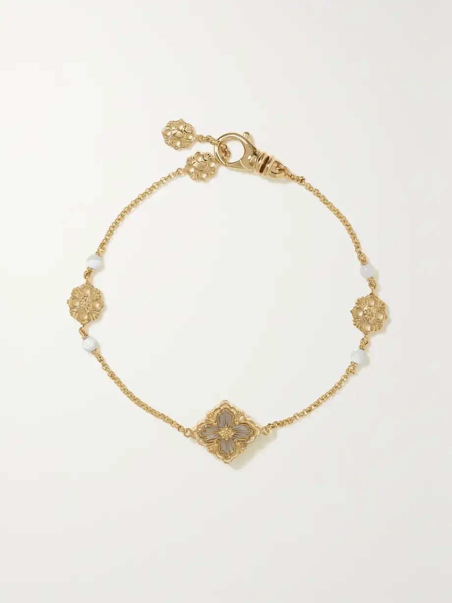 Buccellati - Opera Tulle 18-karat Gold Mother-of-pearl Bracelet - L Cover