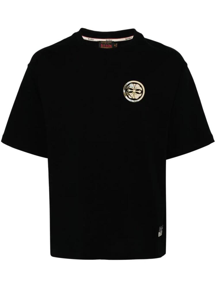 EVISU Kamon And The Great Wave Daicock cotton T-shirt - Black Cover