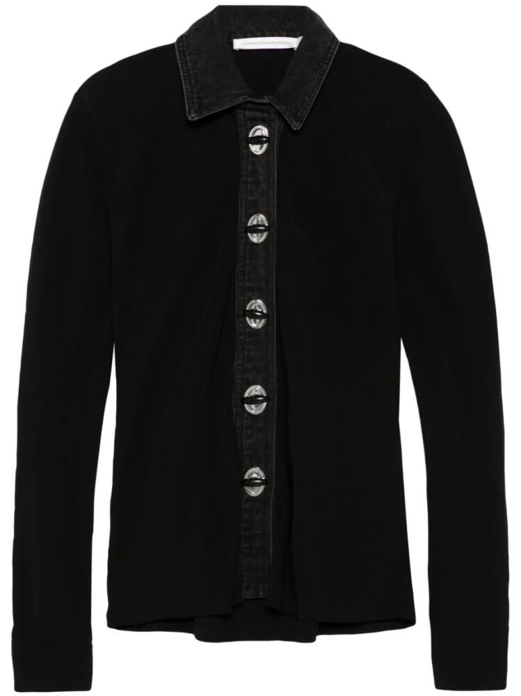 Christopher Esber turn-lock tailored shirt - Black Cover