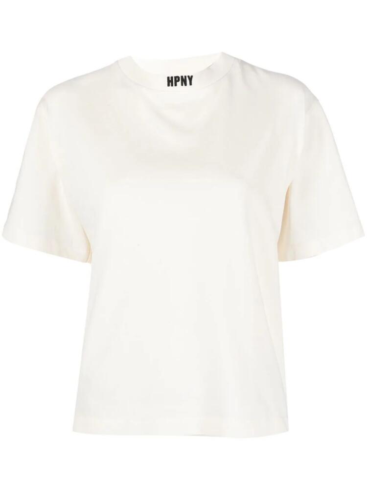 Heron Preston logo-print organic cotton T-shirt - White Cover