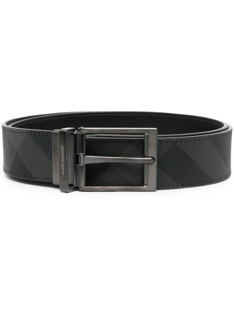 Burberry check-print reversible belt - Grey Cover