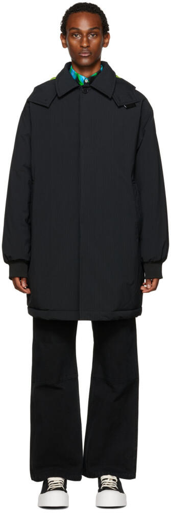 MSGM Black Insulated Coat Cover