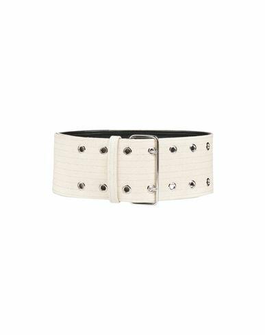 Jil Sander Woman Belt Ivory Textile fibers Cover