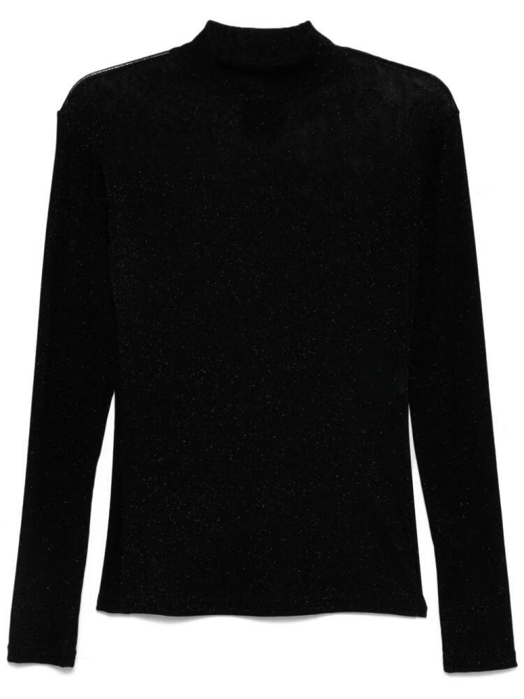 Ludovic de Saint Sernin mock-neck top - Black Cover