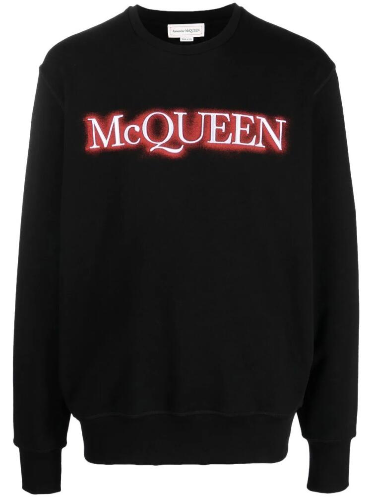 Alexander McQueen logo-print sweatshirt - Black Cover