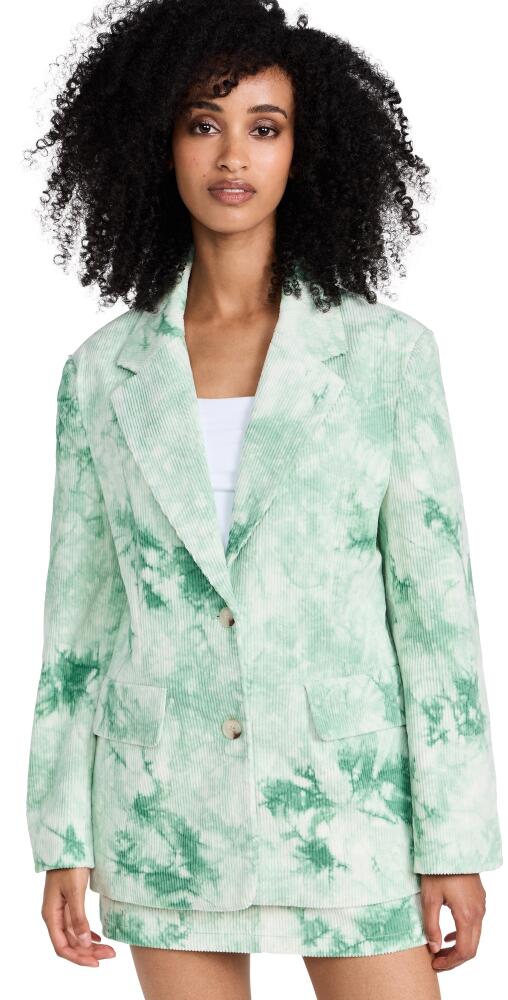 BAUM UND PFERDGARTEN Benicia Blazer Green Ice Velvet Cover