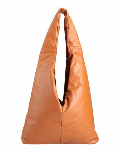 Kassl Editions Woman Shoulder bag Tan Cotton, Polyurethane, Elastane Cover