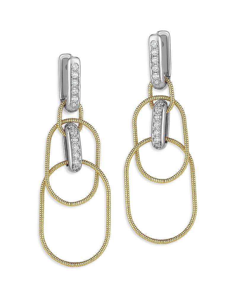 Miseno Jewelry 18K Yellow Gold & 18K White Gold Sabbia Diamond Drop Earrings Cover