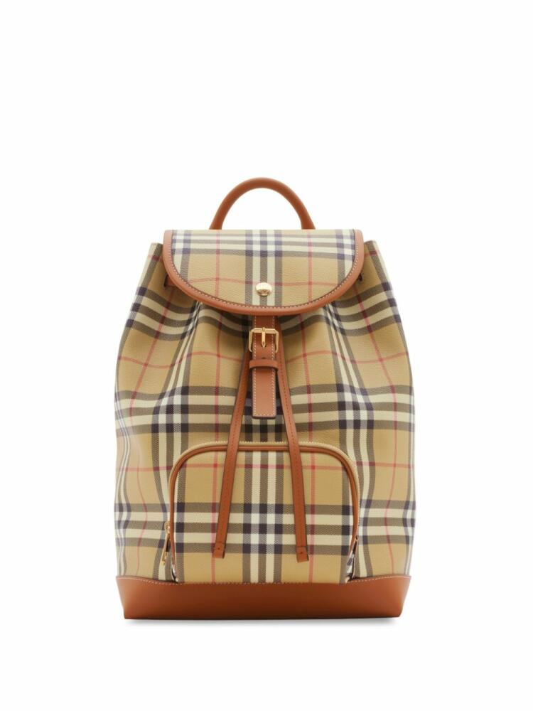 Burberry Check backpack - Neutrals Cover