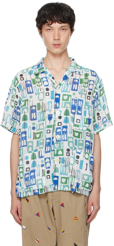 BEAMS PLUS White Beach Shirt Cover