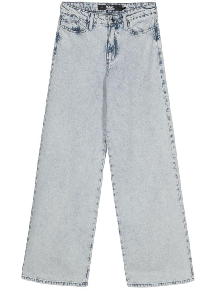 Karl Lagerfeld wide-leg jeans - Blue Cover