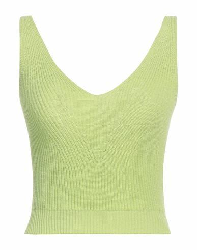 Berna Woman Top Acid green Viscose, Polyamide Cover