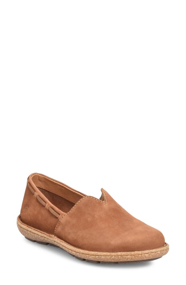 Børn Naya Leather Loafer in Tan N/B Cover