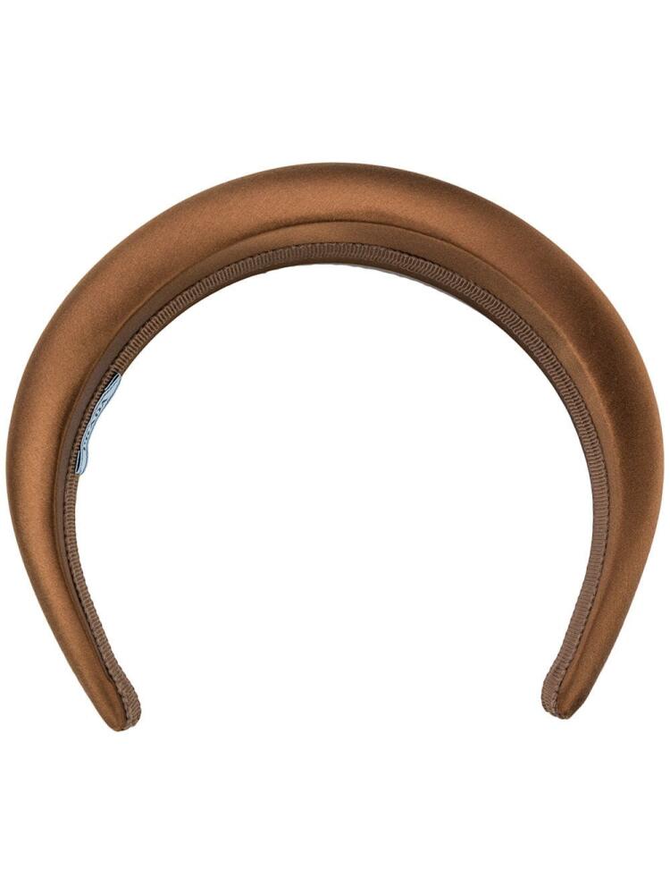 Prada wide headband - Brown Cover