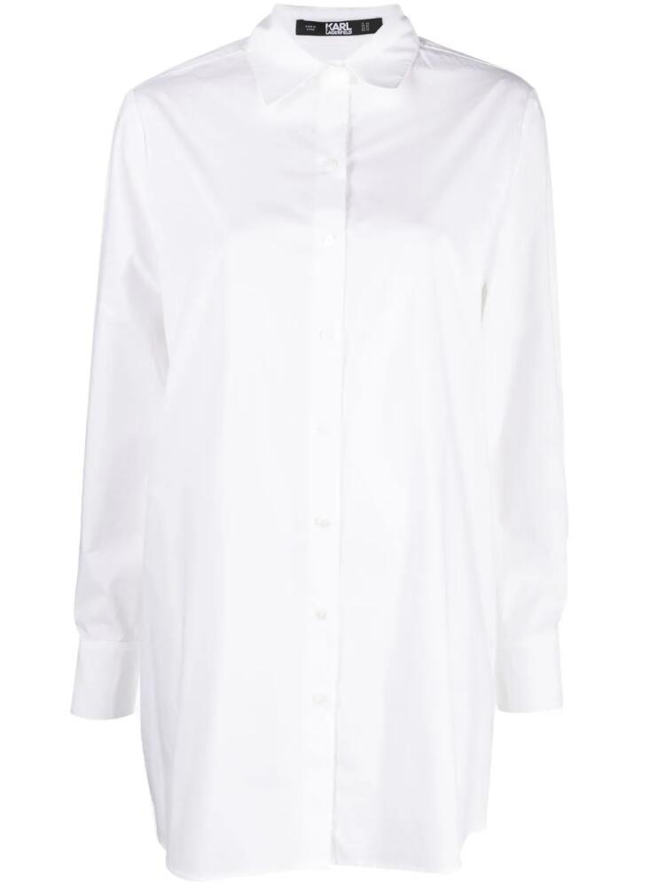 Karl Lagerfeld organic-cotton shirt - White Cover