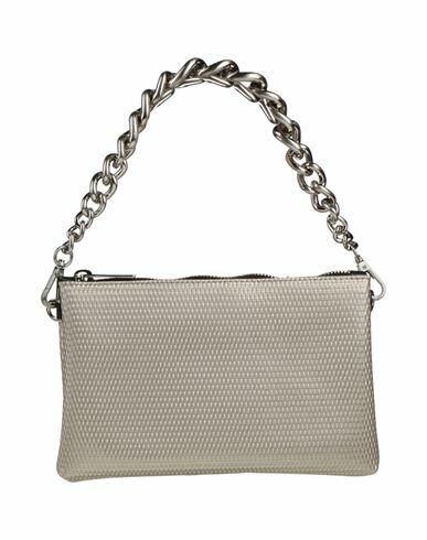 Gum Design Woman Handbag Platinum Textile fibers Cover