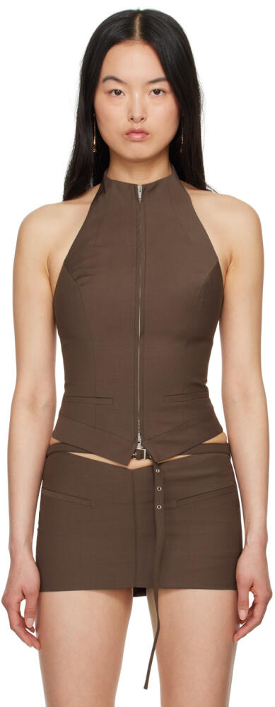 Aya Muse Brown Asai Tank Top Cover