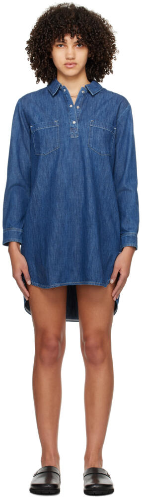 A.P.C. Indigo Texas Denim Minidress Cover