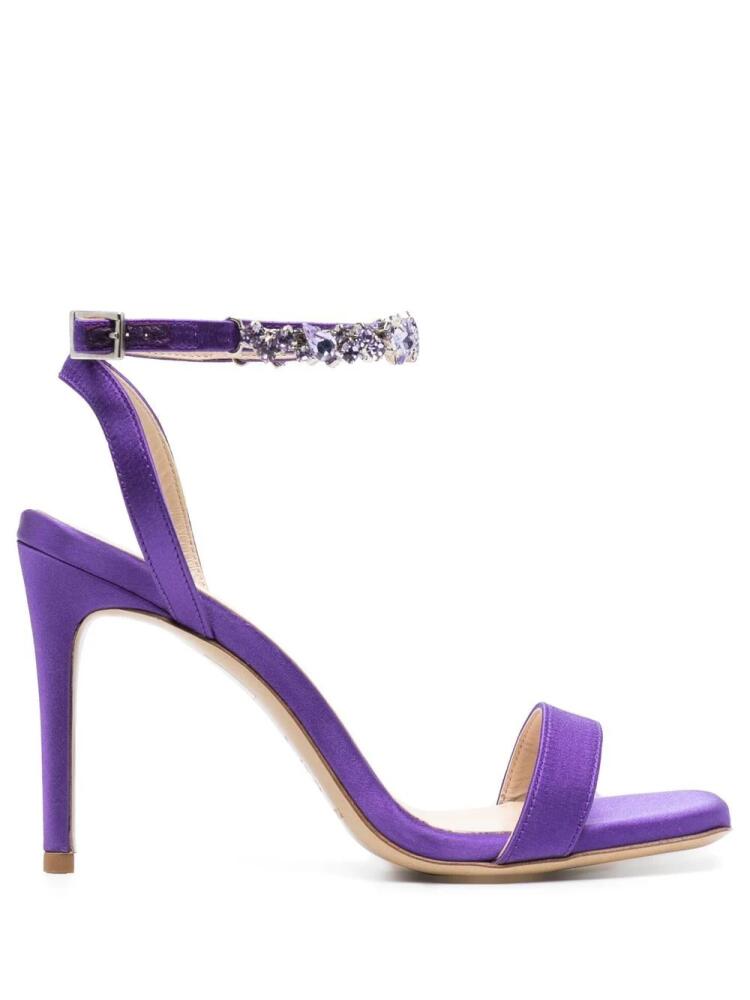 P.A.R.O.S.H. Vashoe rhinestone-embellished sandals - Purple Cover