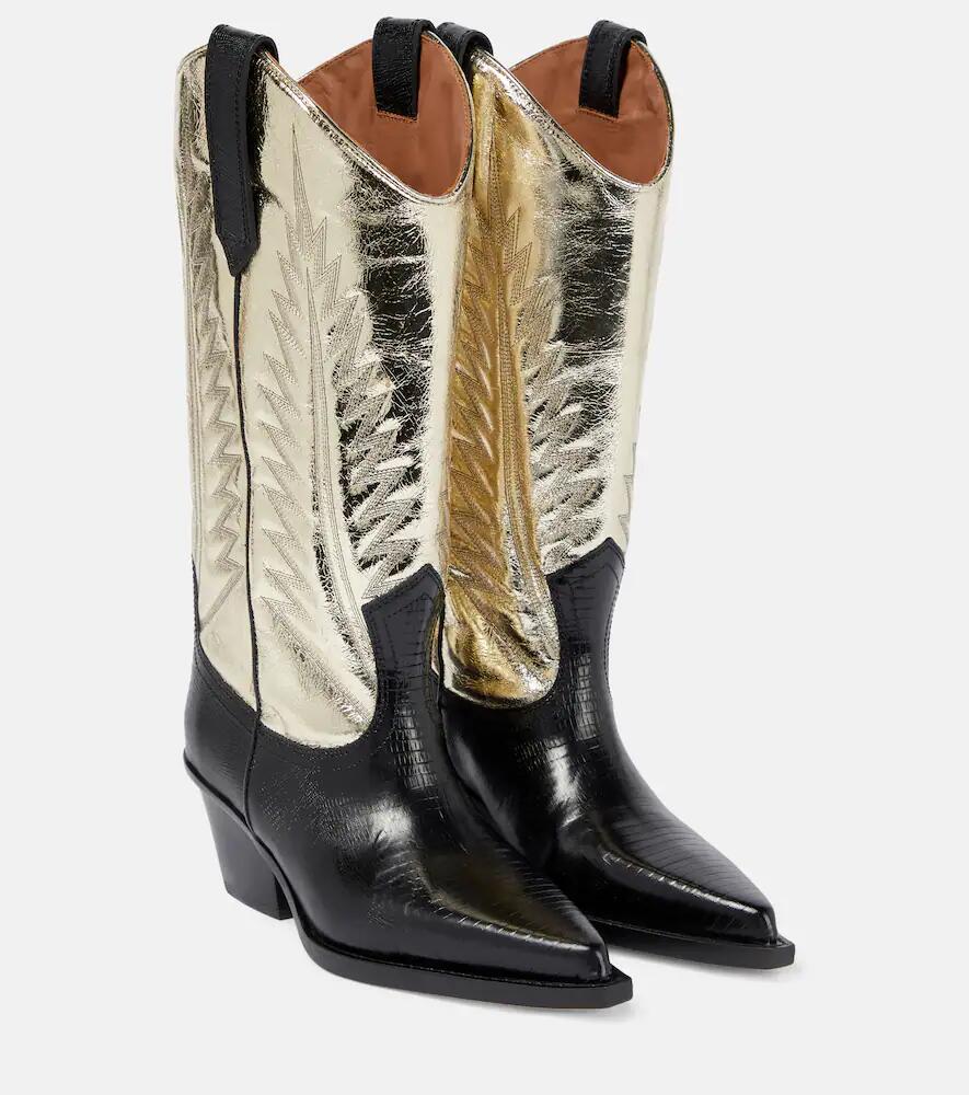 Paris Texas Rosario leather cowboy boots Cover