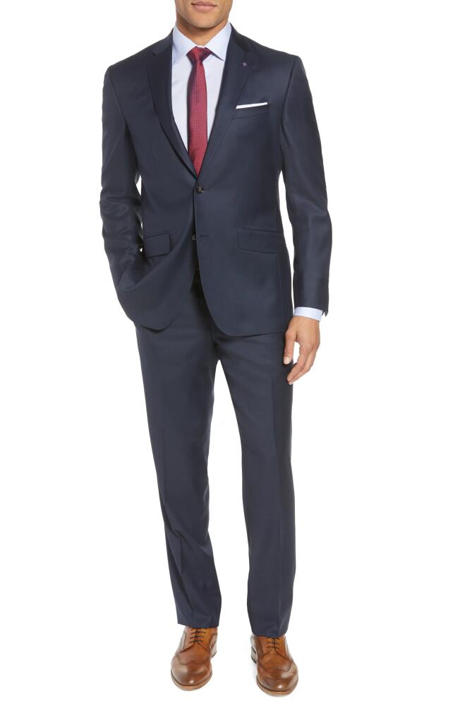 Ted Baker London Jones Trim Fit Wool Suit in Blue Cover