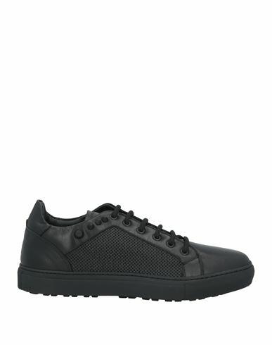 Giovanni Conti Man Sneakers Black Leather Cover