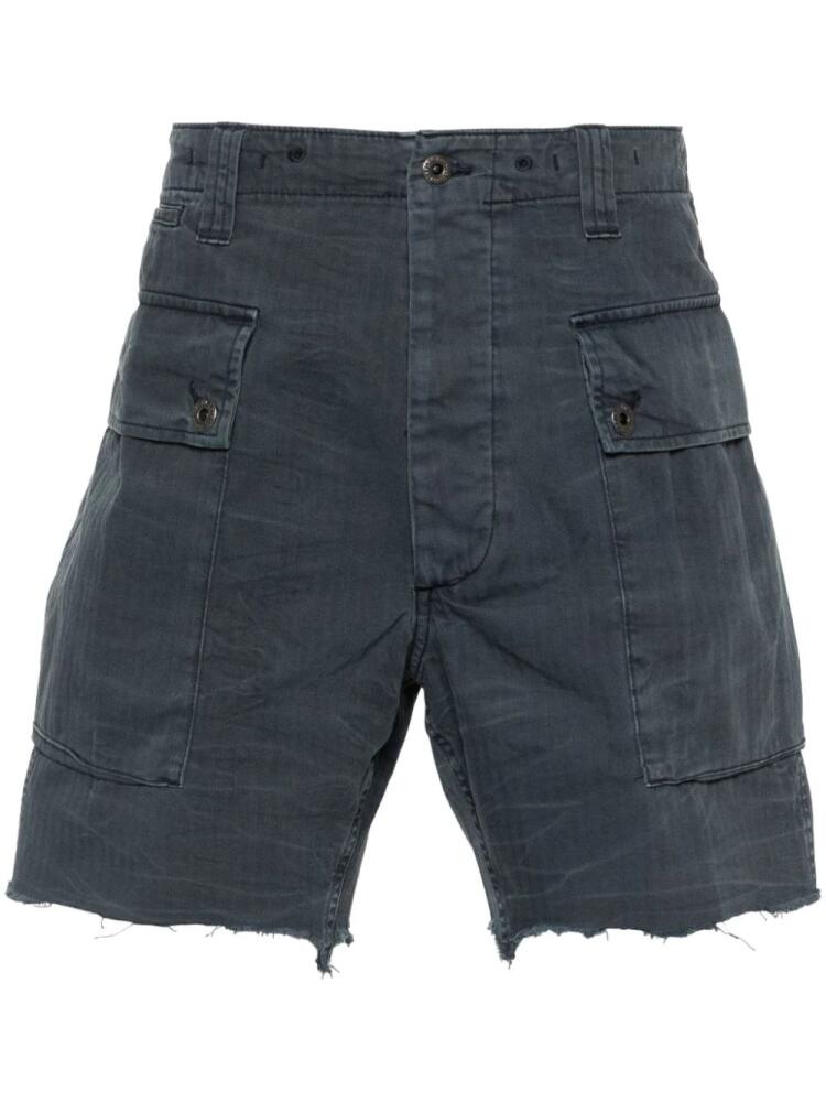 Polo Ralph Lauren raw-cut cotton cargo shorts - Blue Cover