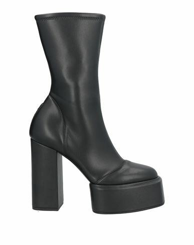 3juin Woman Ankle boots Black Leather Cover