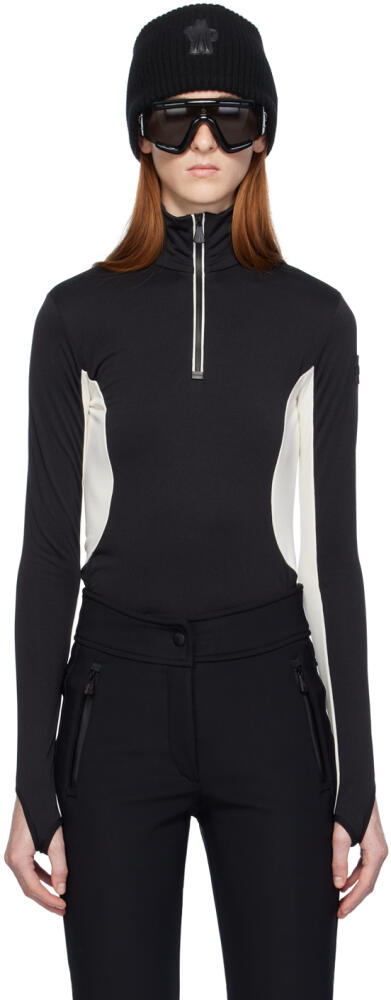 Moncler Grenoble Black Zip Turtleneck Cover