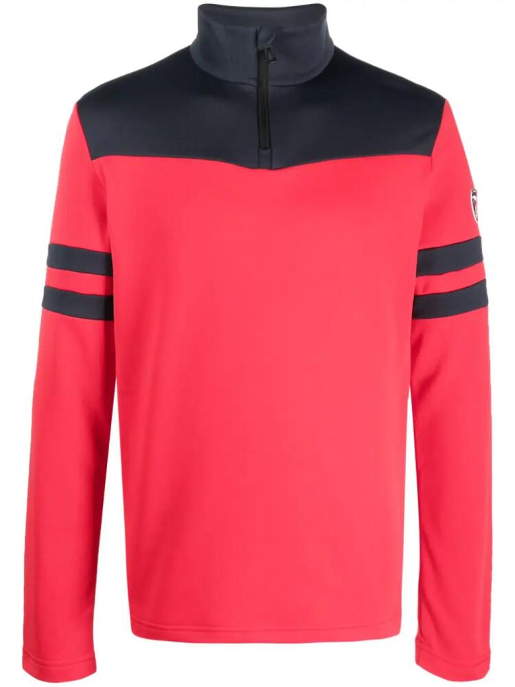 Rossignol Resort half-zip top - Red Cover