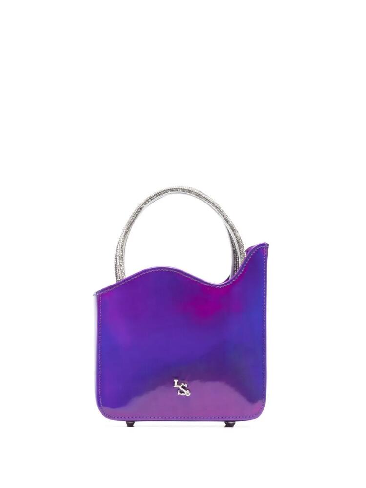 Le Silla Ivy patent-leather mini bag - Purple Cover